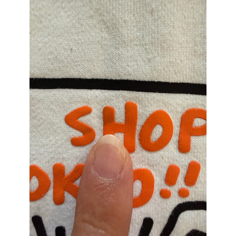 Uniqlo UT Keith Haring Pop Shop Tokyo Graphic Hoodie White Mens Large Sweatshirt - Picture 3 of 7